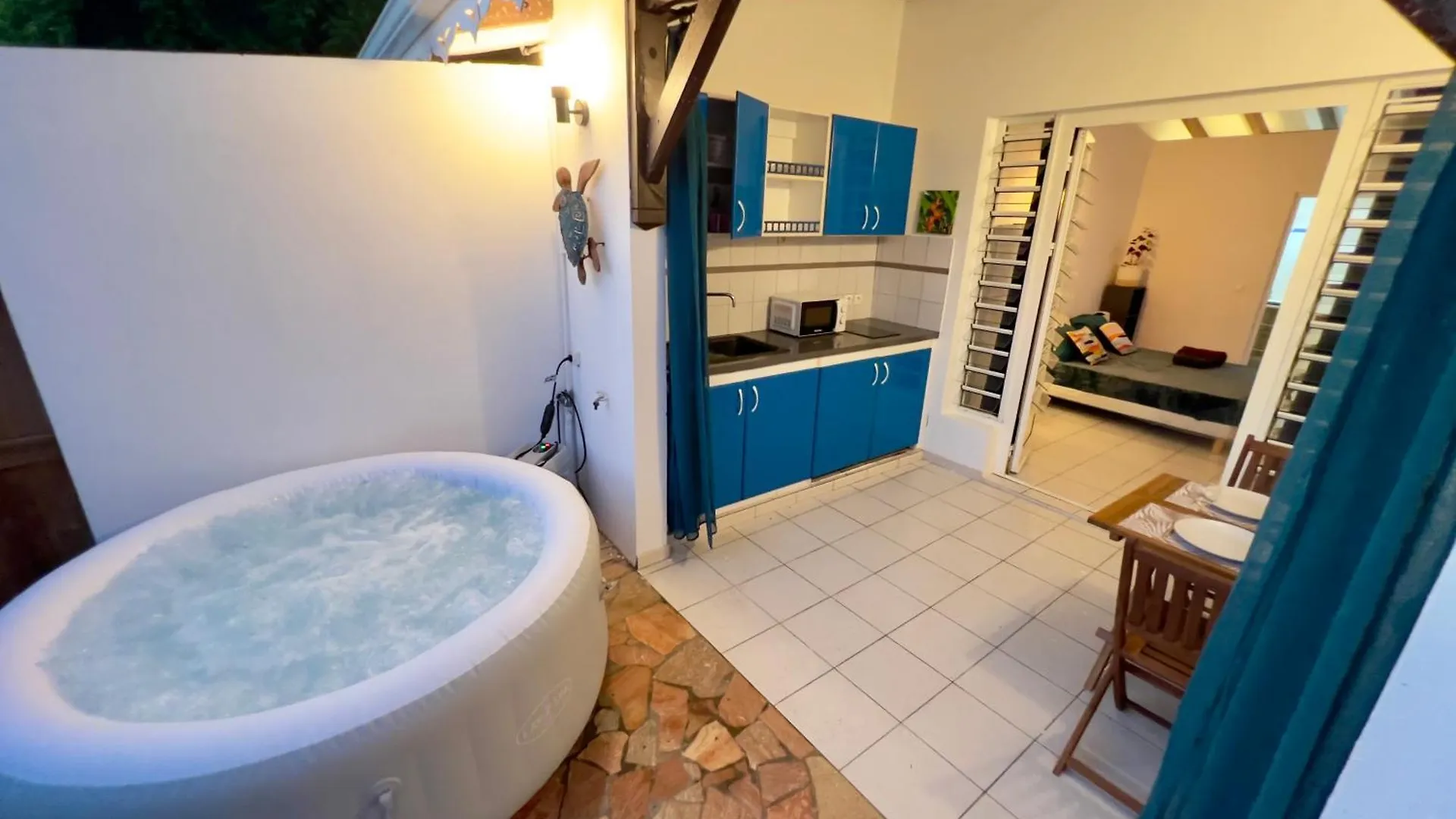 Apartment Mabouya Cosy Vue Mer, Jacuzzi, Jardin Sainte-Luce